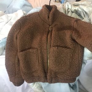 Furry zip up jacket!